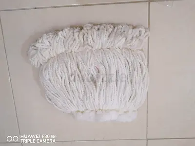Mop Head, Rayon Material, White Colour, Fresh