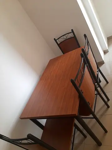 Brand new dining table with 4 chair available