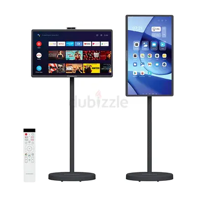 Smart Android TV with Stand and Remote