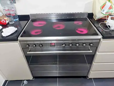 Smeg 5 burners full electric digital cooking range latest version 90cm
