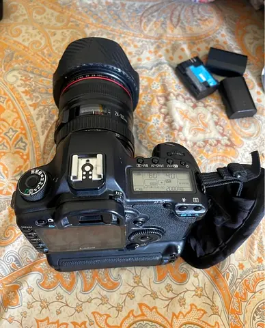 Canon DSLR Camera with Lens and Accessories
