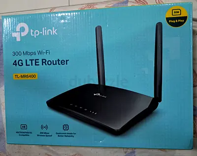 TP-Link 4G LTE Router TL-MR6400 - 300 Mbps Wi-Fi
