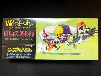 Vintage Hawk Weird-Ohs “Killer McBash” Model Kit – Sealed
