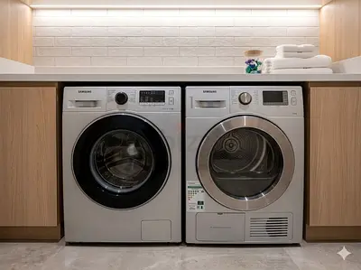 Samsung 8Kg washer and dryer set, Ecobubble Technology