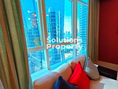 Ready Furnished 2BR | High Floor | Community View