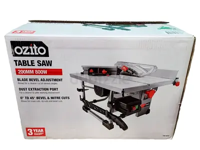 Ozito Table Saw - 200mm, 800W