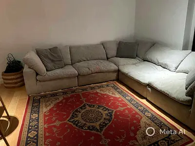 Pan Emirates pianca feather filled sofa