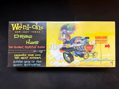 Vintage Hawk Weird-Ohs “Drag Hag” Model Kit – Sealed