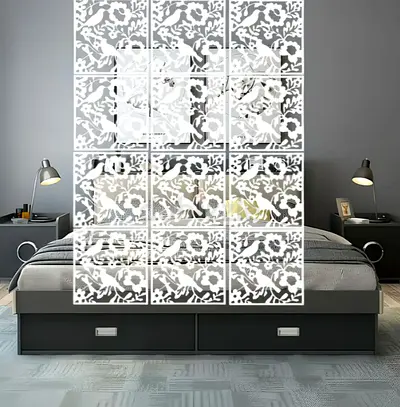 Modern Wall Panels 10pcs 30x30cm