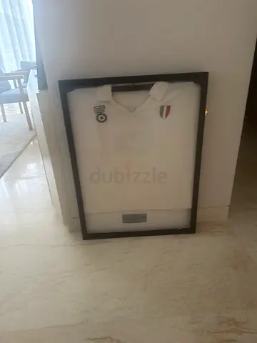 Alicsandro renica match worn shirt and Mardona  ripped it