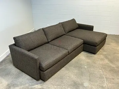 Crategbarrel L Shape Sofa Good Condition