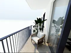 Balcony | Prime Location | High Floor