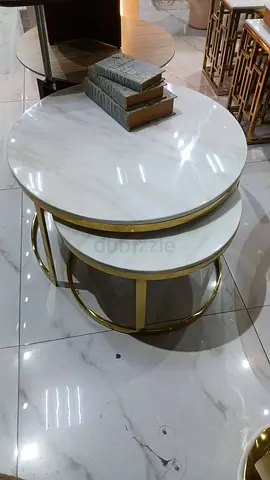 Elegant Nested marble top Coffee Table