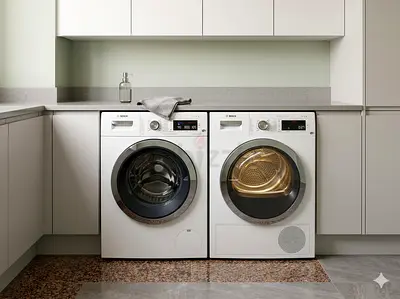 BOSCH SERIES 8 9 KG WASHER AND 9 KG DRYER SEPARATE SET WITH WIFI TECHNOLOGY HOME CONNECT