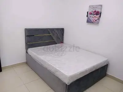 Stylish Grey Bed with Mattres Queen size bed storage family bed double bed Queen bed