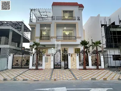 Luxury 7BR Villa in Al Bahia with Pool Rooftop and Premium Finishes