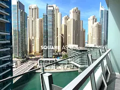 Stylish Studio | Balcony | Partial Marina View