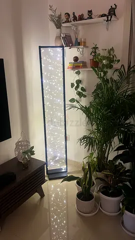 Modern DIY Wooden Floor Lamp – Matte Black | Adjustable Ambient Lighting