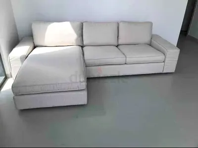 IKEA Kivik L Shape Sofa Beige Good condition