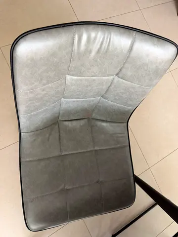 Priced to Sell Stylish Gray Dining Chair (6)