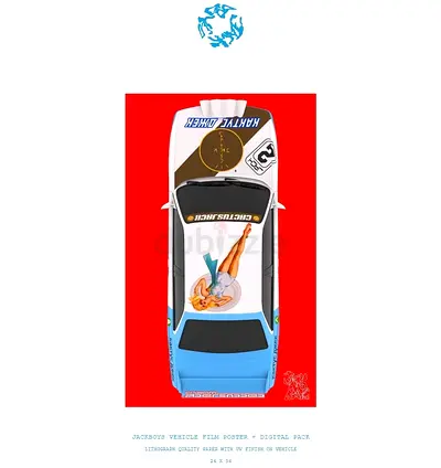 Cactus jack poster/ Jack boys poster  (Travis Scott)