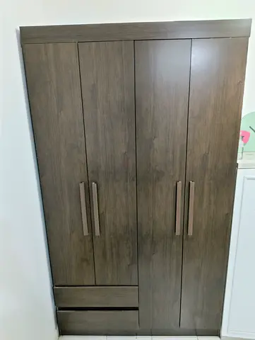 Modern Brown Cabinet with Drawers