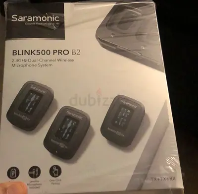Saramonic Blink 500 Pro B2 2-Person Digital Camera-Mount Wireless Omni Lavalier Microphone System (2