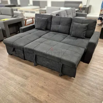 Dark Gray storage Sofa bed