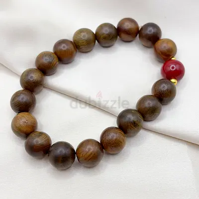 Handcrafted Wooden Prayer Beads Bracelet