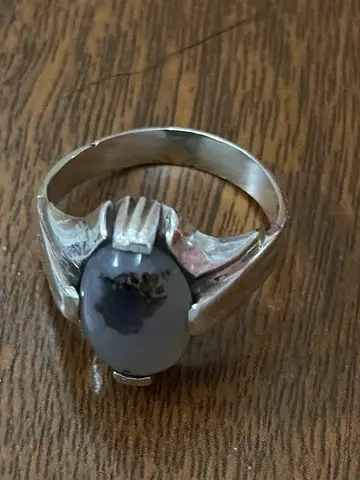 Stylish Mens Ring with Unique Stone