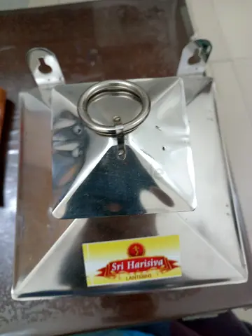 Stylish Metal Lantern heavy quali height 14cm breadth 13 cm