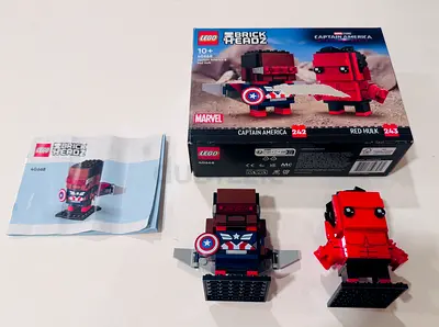 LEGO BrickHeadz Marvel Set – Captain America  Red Hulk (40668)