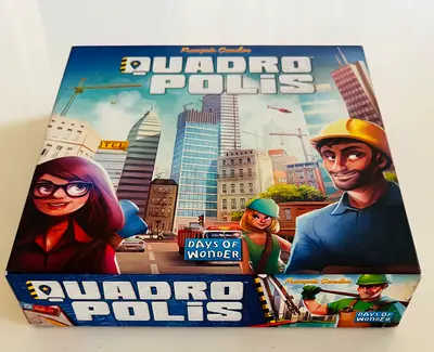 Quadropolis Board Game – Complete Set | Excellent Condition