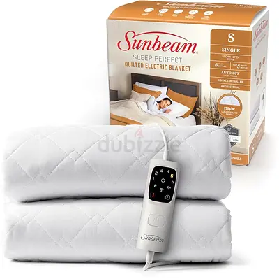 Sunbeam Sleep Perfect Quilted Electric Blanket