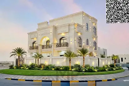 For sale: Al Zahia, Ajman, corner plot on two streets, spacious areas, excellent finishing, freehold, good location