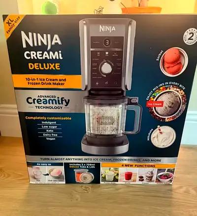 Ninja Creami Deluxe 10-in-1 Ice Cream and Frozen Drink Maker