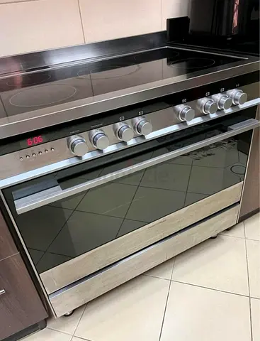 Fisherpaker 5 burners full electric digital cooking range latest version 90cm