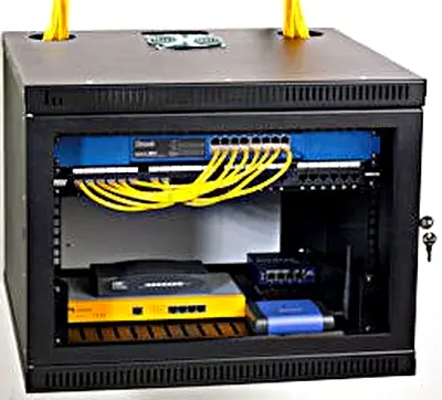 Network Cables  Equipment Rack