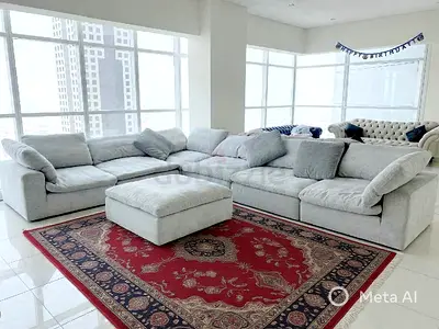 Pan Emirates modular feather filled sofa