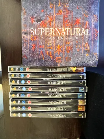 Used DVD SERIES “Supernatural” seasons 1-9!