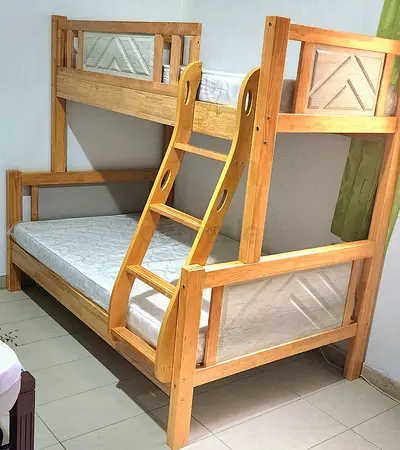 Brand New double and single size wooden bunk beds available for sale