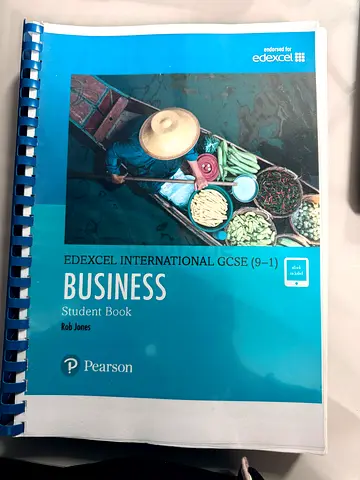 Edexcel International GCSE (9-1) Business Student Book