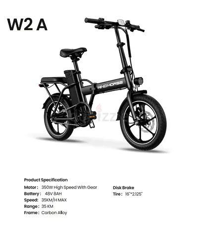 Wind Horse Electric Bike W2 - A / Brand New-1 Year Warranty