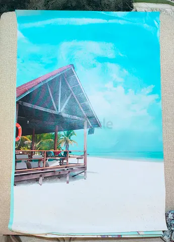 Beach canvas art