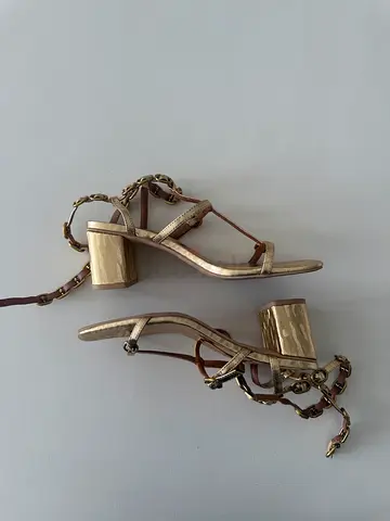Kurt Geiger Gold Sandals