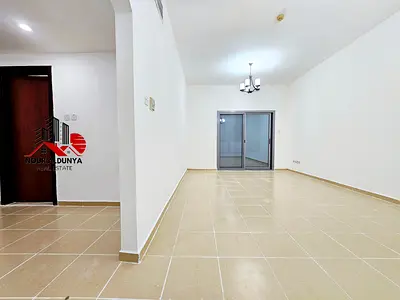 12 CHEQUES - CLOSE TO NMC - SPACIOUS 2BHK WITH 2 BALCONIES - RENT 58K - OPEN VIEW - FAMILY BUILDING