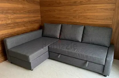 Comfortable Gray Sectional Sofa-bed