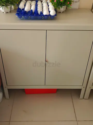 Ikea Simple Grey Storage Cabinet