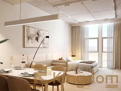 شقة مفروشة بغرفة نوم واحدة | MAG 330 | إطلالات متعددة | دخول المسبح والنادي الرياضي