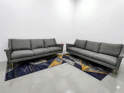 West elm mid century 3 x3 seater sofa like new